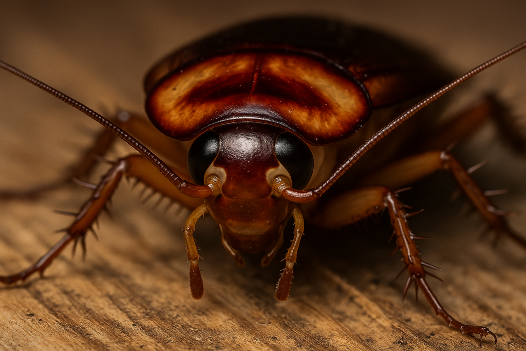 Cockroach Face and Anatomy Close-Up