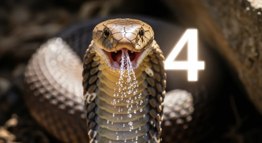 4. They Can Spray Venom Into Eyes