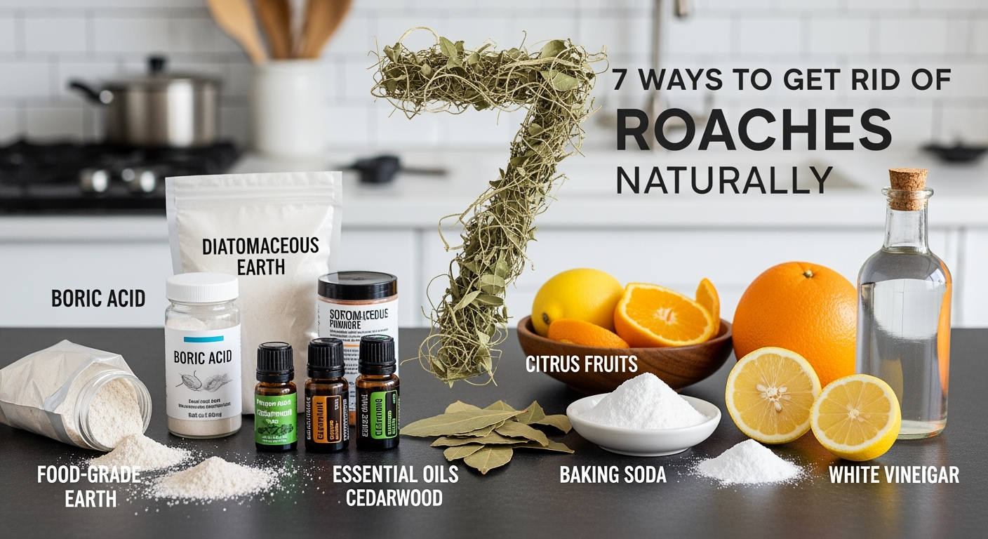 7 Ways to Get Rid of Roaches Naturally