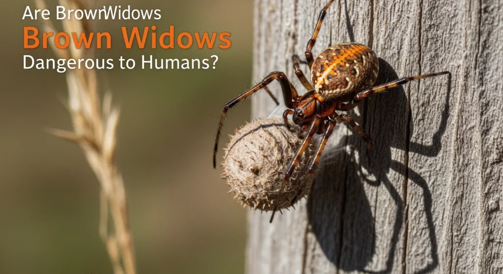 Are Brown Widows Dangerous to Humans?