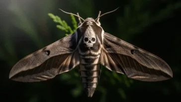 Death’s‑Head Hawkmoth: The Skull‑Like Moth