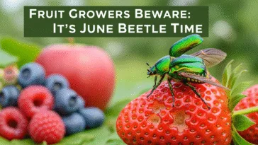 Fruit Growers Beware: It’s June Beetle Time