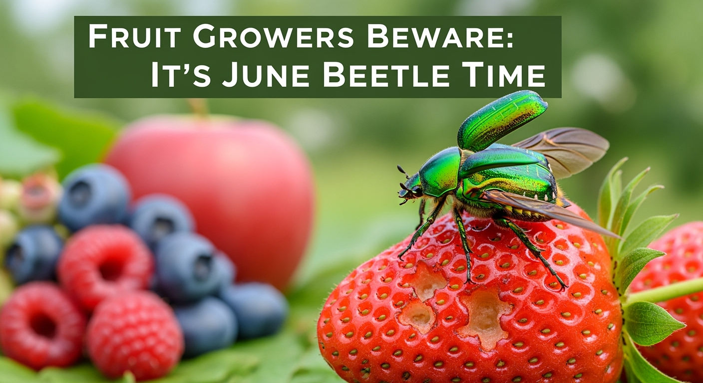 Fruit Growers Beware: It’s June Beetle Time