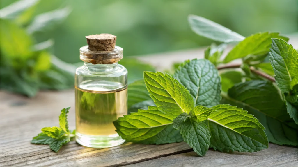 Peppermint Oil a natural mosquito repellent